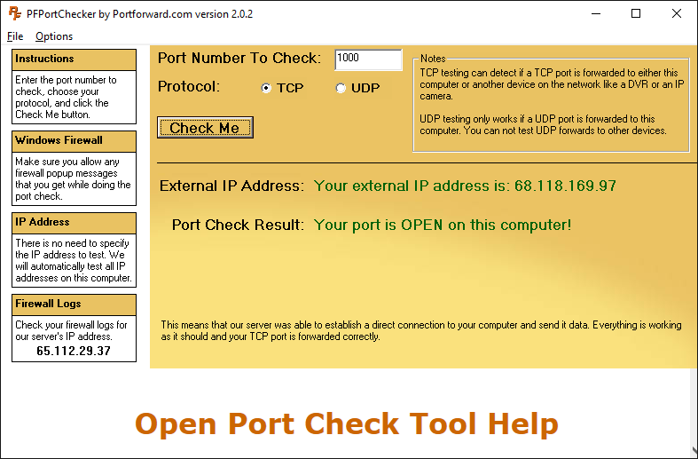 port forward network utilities key