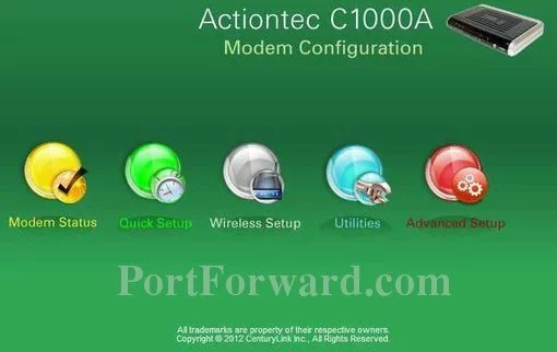 Actiontec C1000A-CenturyLink