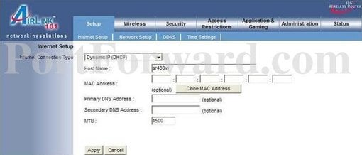 update airlink 101 driver