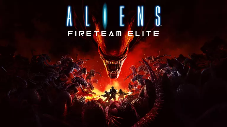 Aliens: Fireteam Elite cover art with marines surrounded by aliens.