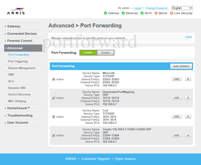 port forwarding bitcomet on belkin router