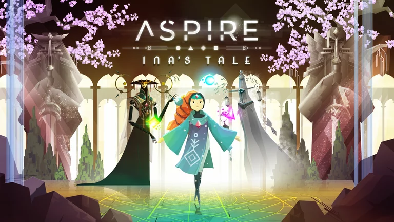 Aspire: Ina's Tale game art showing Ina inside The Tower.