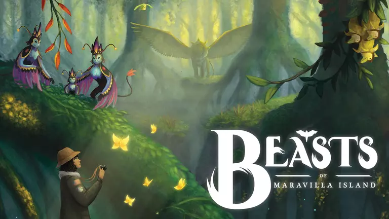 Beasts of Maravilla Island game artwork showing some forest creatures