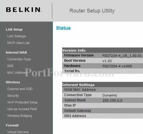 Belkin F5D7234-4