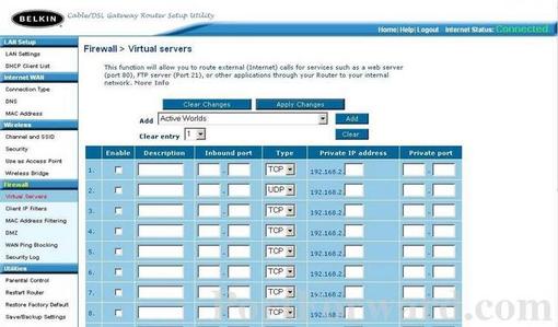 Belkin F5D8230-4 Screenshot 3