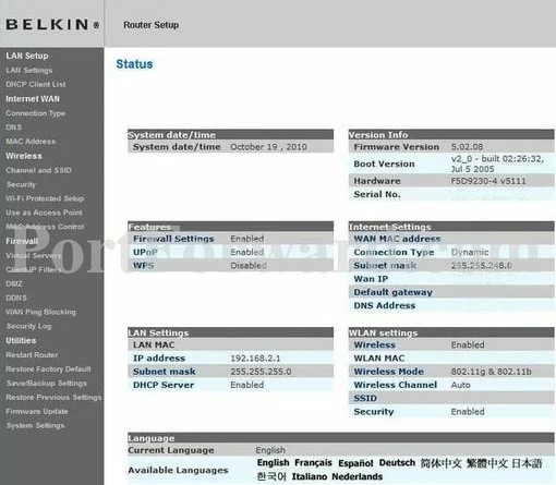 Belkin F5D9230-4v5