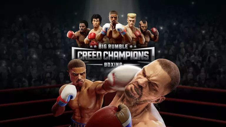 Big Rumble Boxing: Creed Champions players in a boxing match.
