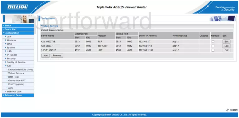 port forwarding