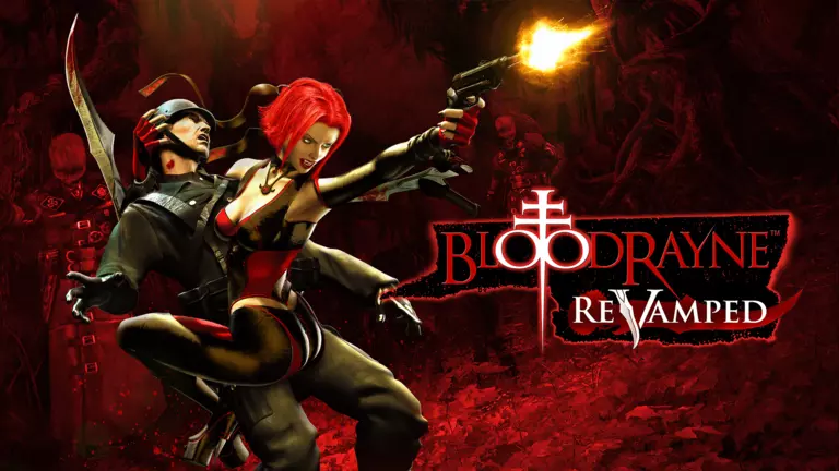 BloodRayne: ReVamped artwork featuring Rayne in combat with Nazis