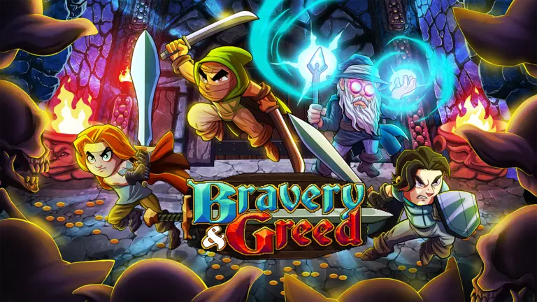 Bravery & Greed game cover artwork