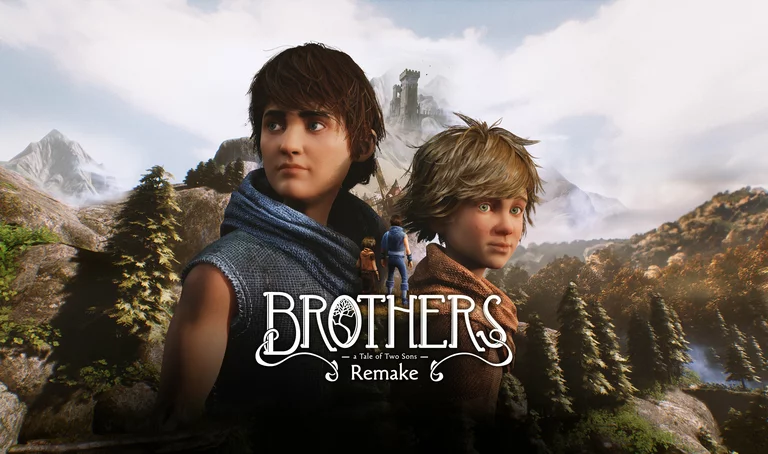 Brothers: A Tale of Two Sons Remake artwork featuring brothers Naia and Naiee