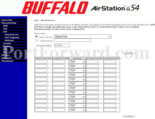 Buffalo WBR-G54v2