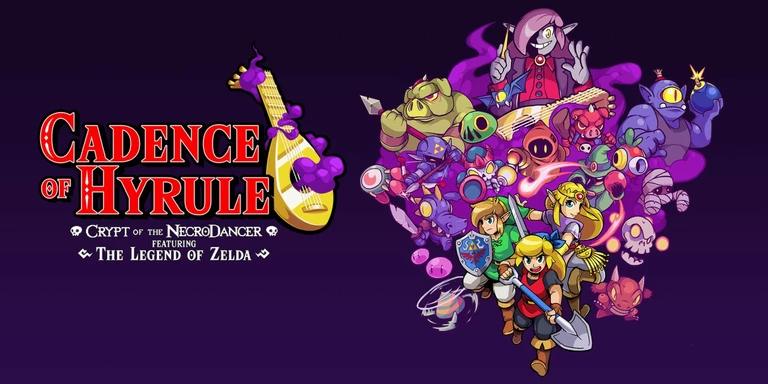 Cadence of Hyrule: Crypt of the NecroDancer featuring The Legend of Zelda game cover artwork