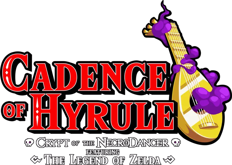 cadence of hyrule crypt of the necrodancer featuring the legend of zelda logo