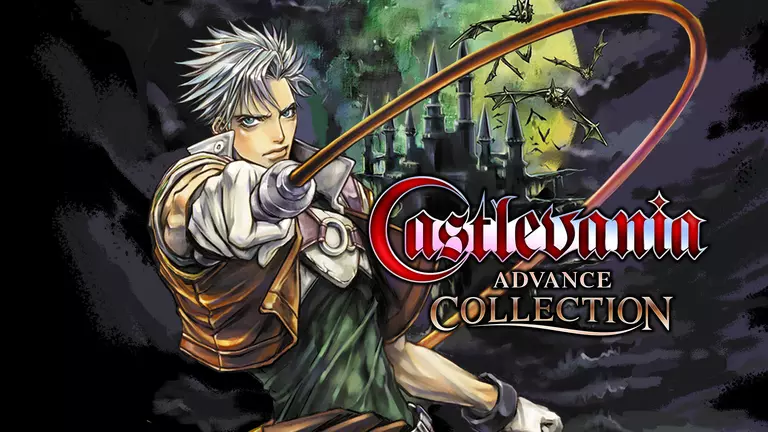 Castlevania Advance Collection game artwork featuring Nathan Graves