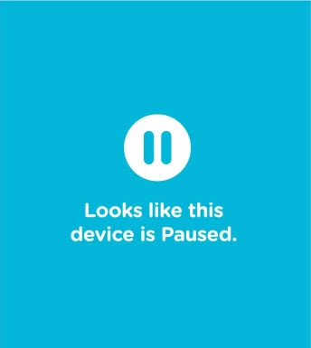 Image of paused device