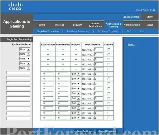 Cisco Linksys-E1000