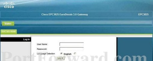 Настройка роутера cisco epc3825