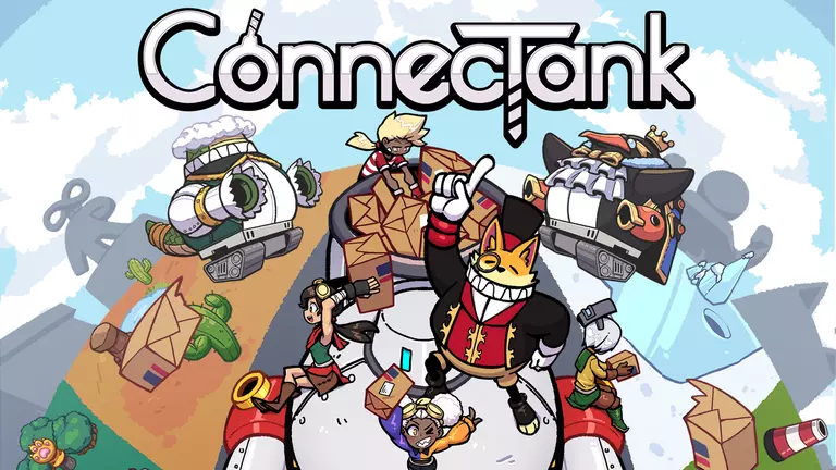ConnecTank game art showing characters.