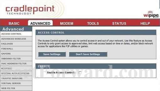 Simple Cradlepoint CTR350 Router Open Port Instructions