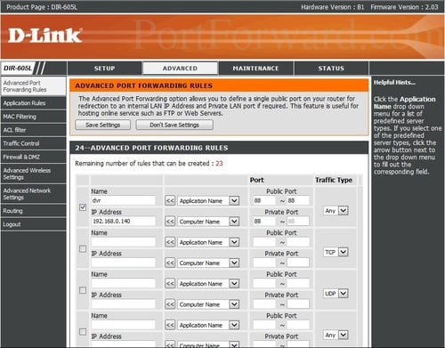 Simple D-Link DIR-605L Router Open Port Guide