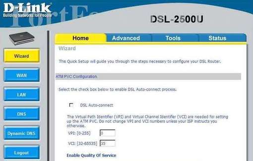 D link dsl 2500u настройка