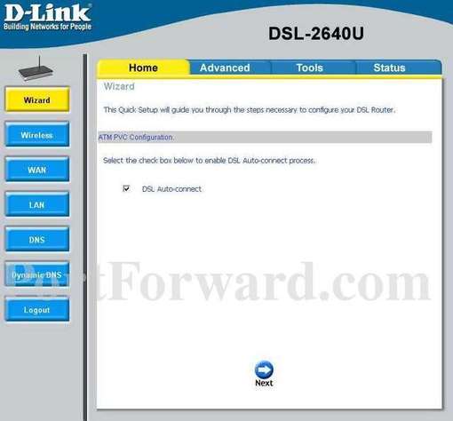 D link dsl 2640u программа для настройки