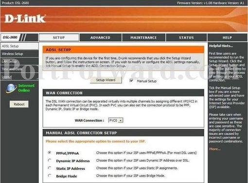 Fastest Way to Forward Ports on the D-Link DSL-2680 Router