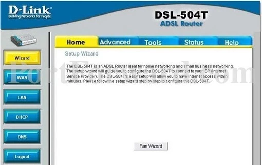 Dlink DSL-504Tv1.0