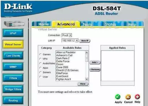 Dlink DSL-584T