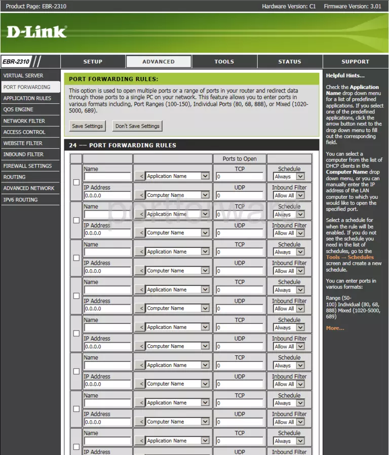 port forwarding