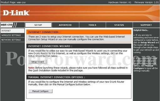 D-Link WBR-1310 Router Open Port Guide