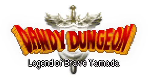dandy dungeon legend of brave yamada logo