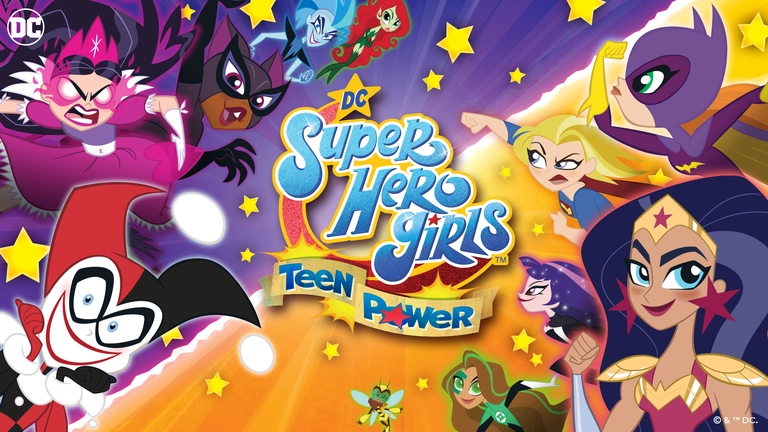dc super hero girls teen power header