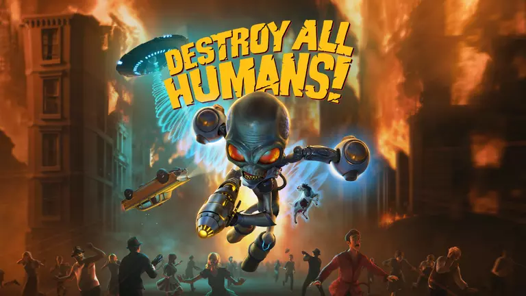 Destroy All Humans! game cover artwork