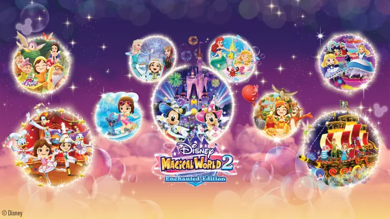 Disney Magical World 2: Enchanted Edition game art showing all of the characters.