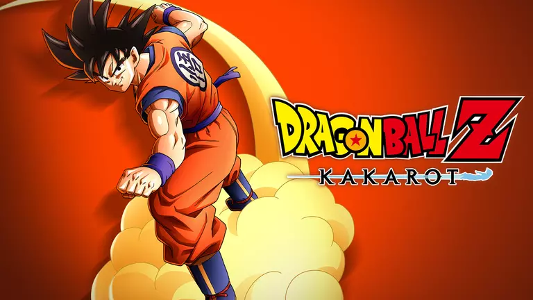 Dragon Ball: Kakarot game artwork featuring Goku on the Flying Nimbus