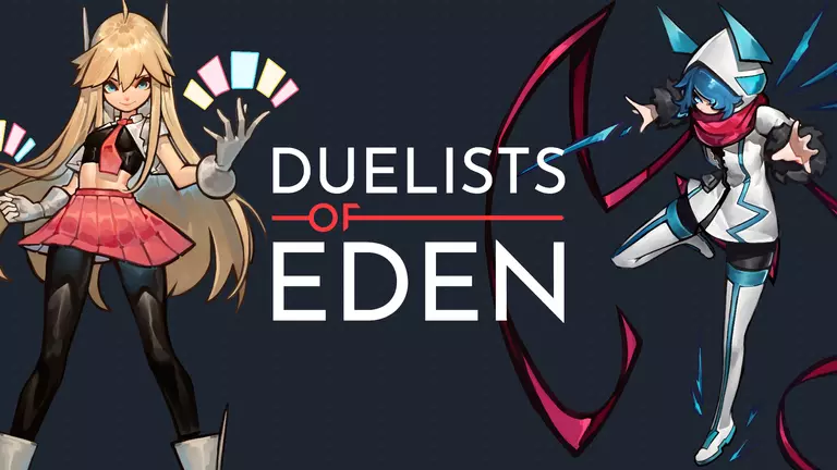 Duelists of Eden game artwork featuring Saffron and Selicy