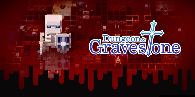 Dungeon & Gravestone game art with player and battle grid.