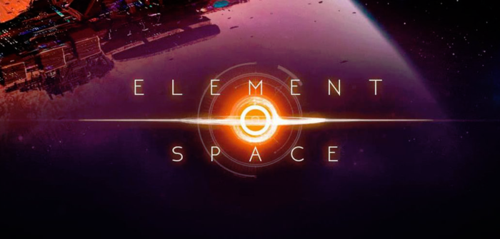Element spacing. Space element logo.