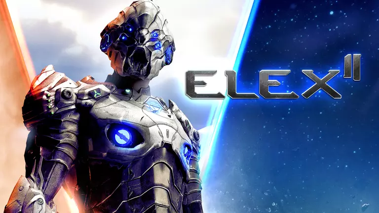ELEX II character wearing an armored space suit.