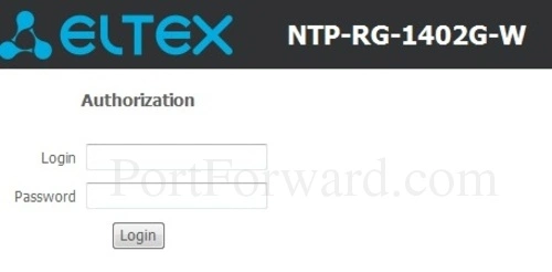 Eltex NTP-RG-1402G-W Login