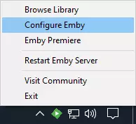 Configure Emby Dropdown