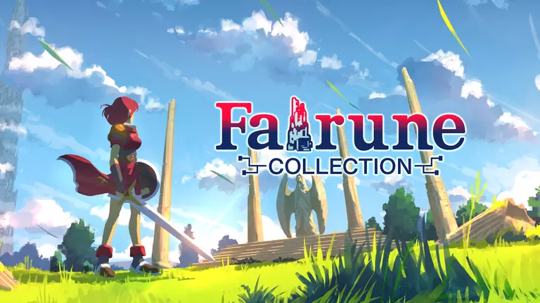 Fairune Collection player holding a sword.