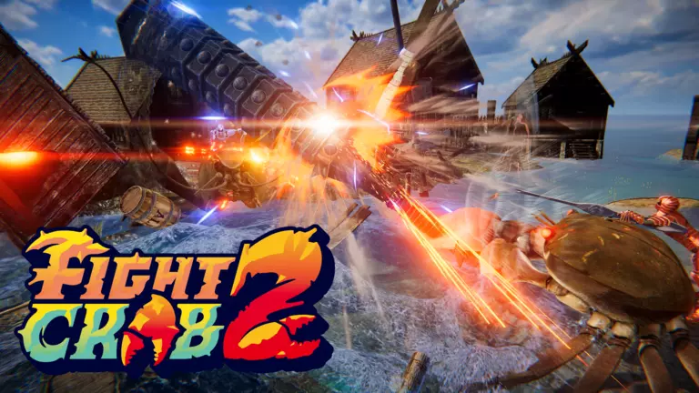 Fight Crab 2 game screenshot with logo