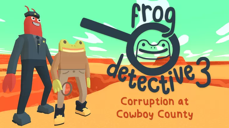Frog Detective 3: Corruption at Cowboy County game cover artwork