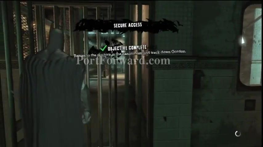 Batman Arkham Asylum Saving Gordon