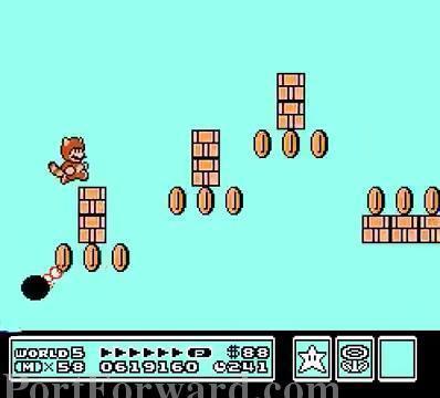 Super Mario Bros 3 Walkthrough World 5: Sky Land - The Sky