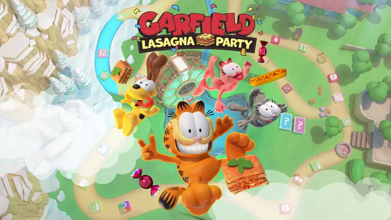 Garfield Lasagna Party game cover artwork