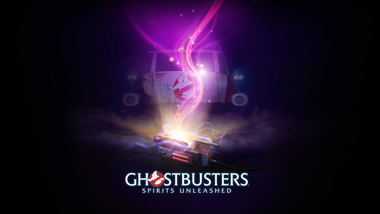 Ghostbusters: Spirits Unleased image showing the ECTO-1 parked in a garage